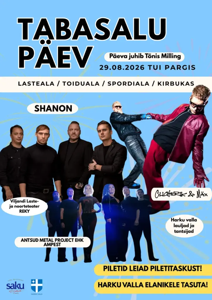 Harku pered saavad 10. augustil kokku Tabasalu päeval