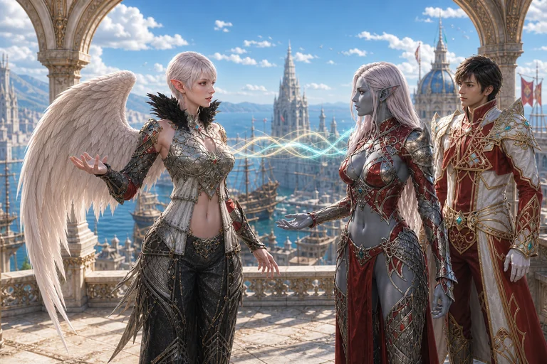 Lineage2AI AI MMORPG projekti illustratsioon 2