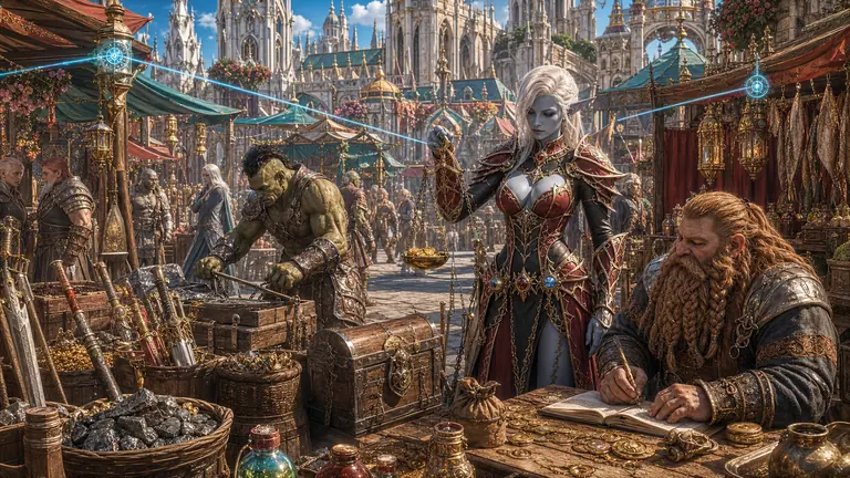 Lineage2AI AI MMORPG projekti illustratsioon 3