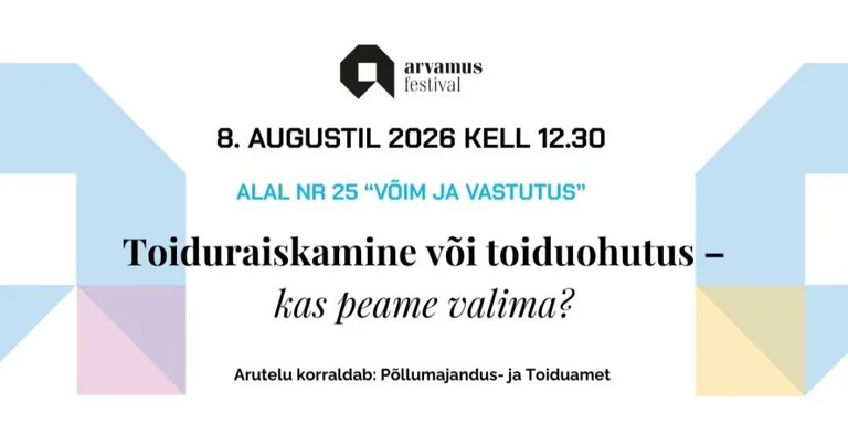 Paide kodud küsivad toiduohutusest: kuidas toidujahti vähendada